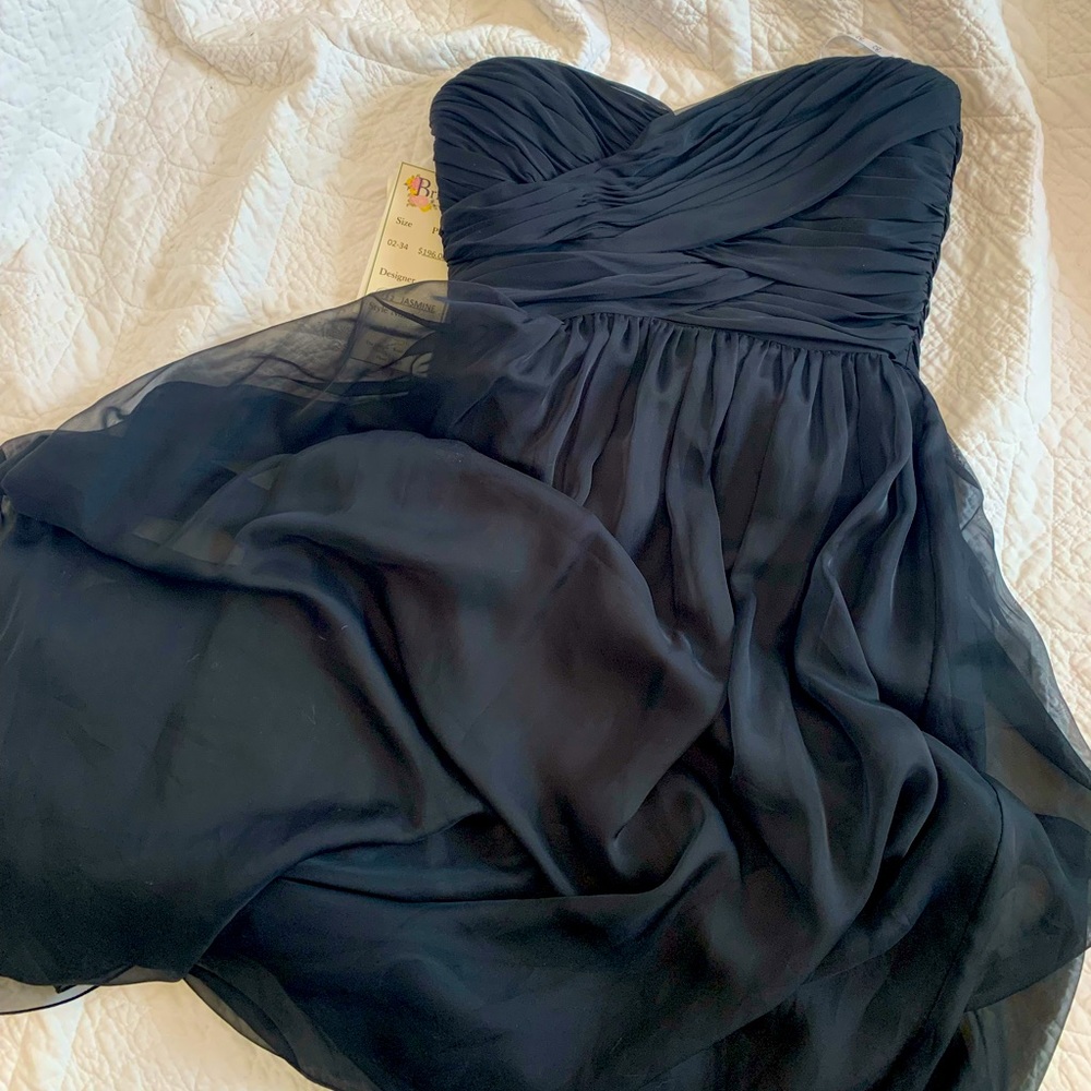 Strapless long gown